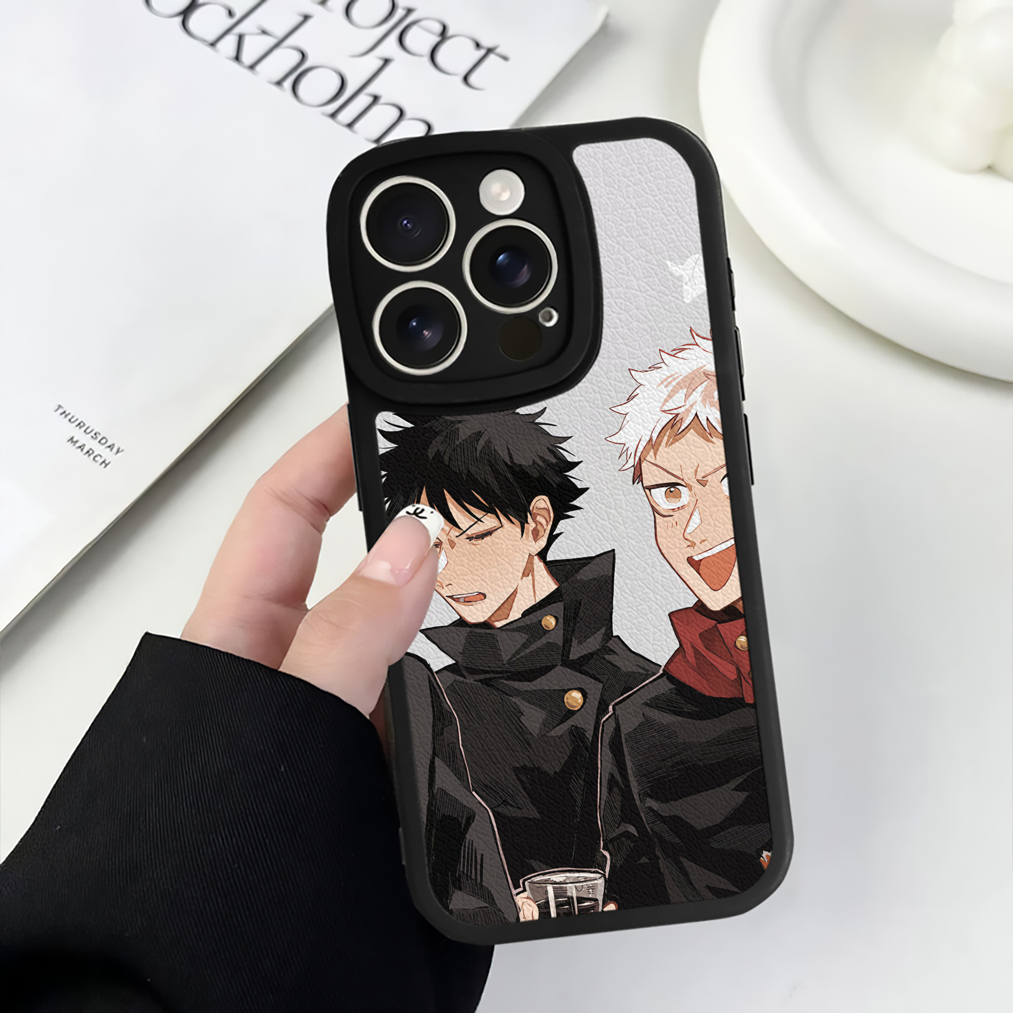 （画像用） SPY×FAMILY间谍家家酒 【iPhone 16シリーズ対応】シリコンスマホケース（レザー調） 材質：シリコン